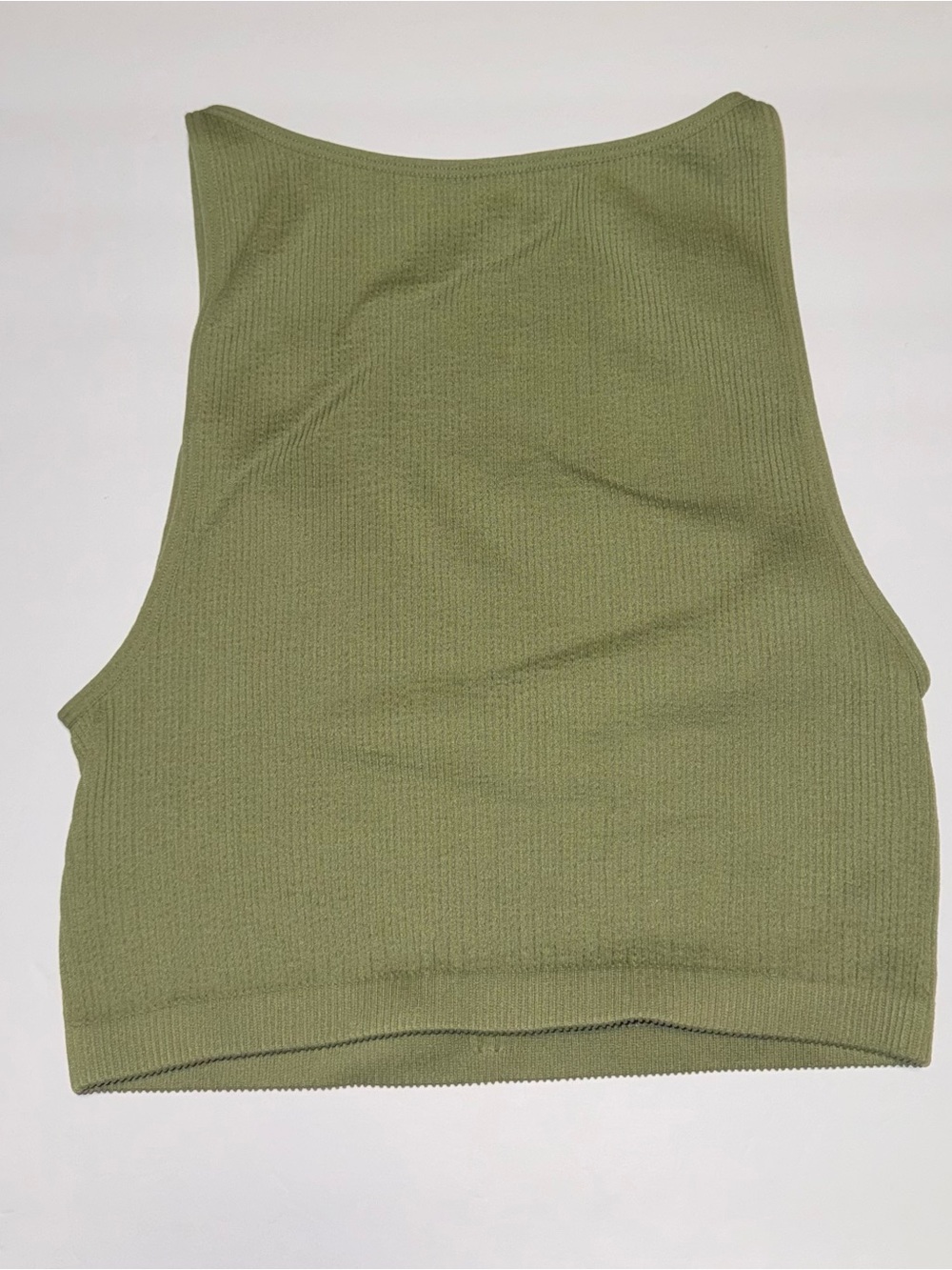 Cotton On Olive Ribbed Tank Top